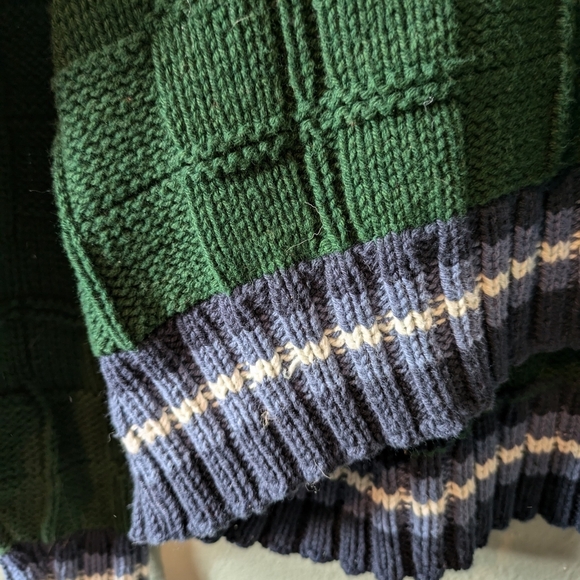 Vintage American Portrait Textured Knit Baggy 90's Y2K Sweater L - Picture 4 of 6